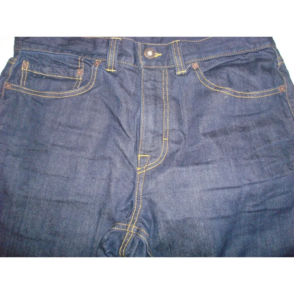 NWT New Mens 32 X 36 Prana Organic Feener Straight Leg Jeans Dark Blue Denim